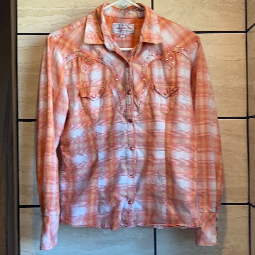 Panhandle Slim. Ladies Western long sleeve Snap-up Shirt.